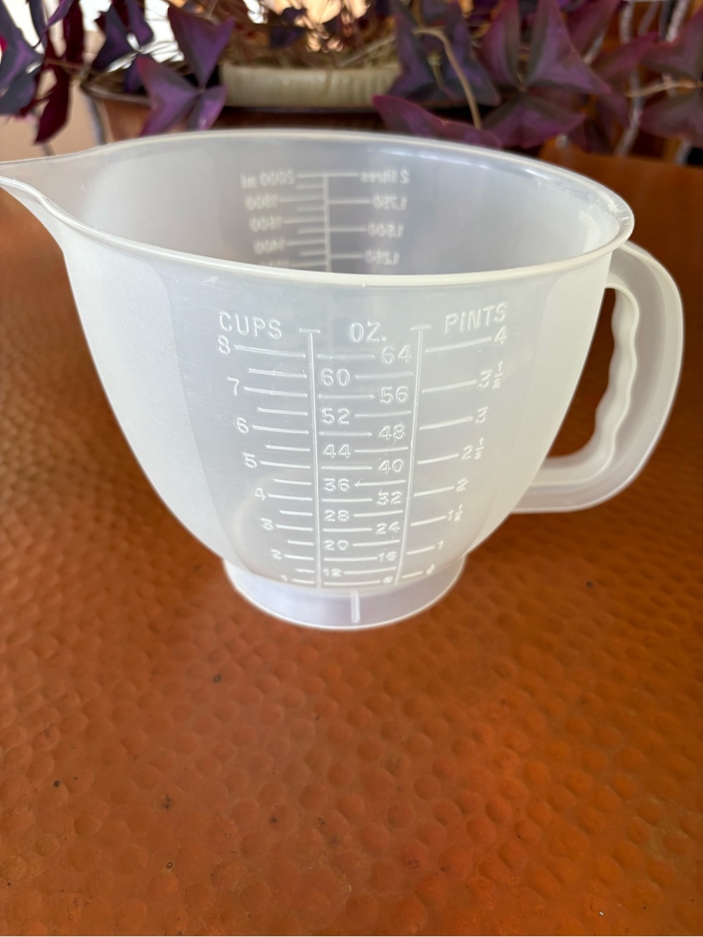 Vintage Tupperware Plastic Measuring 8 Cups with Handle good clean condition